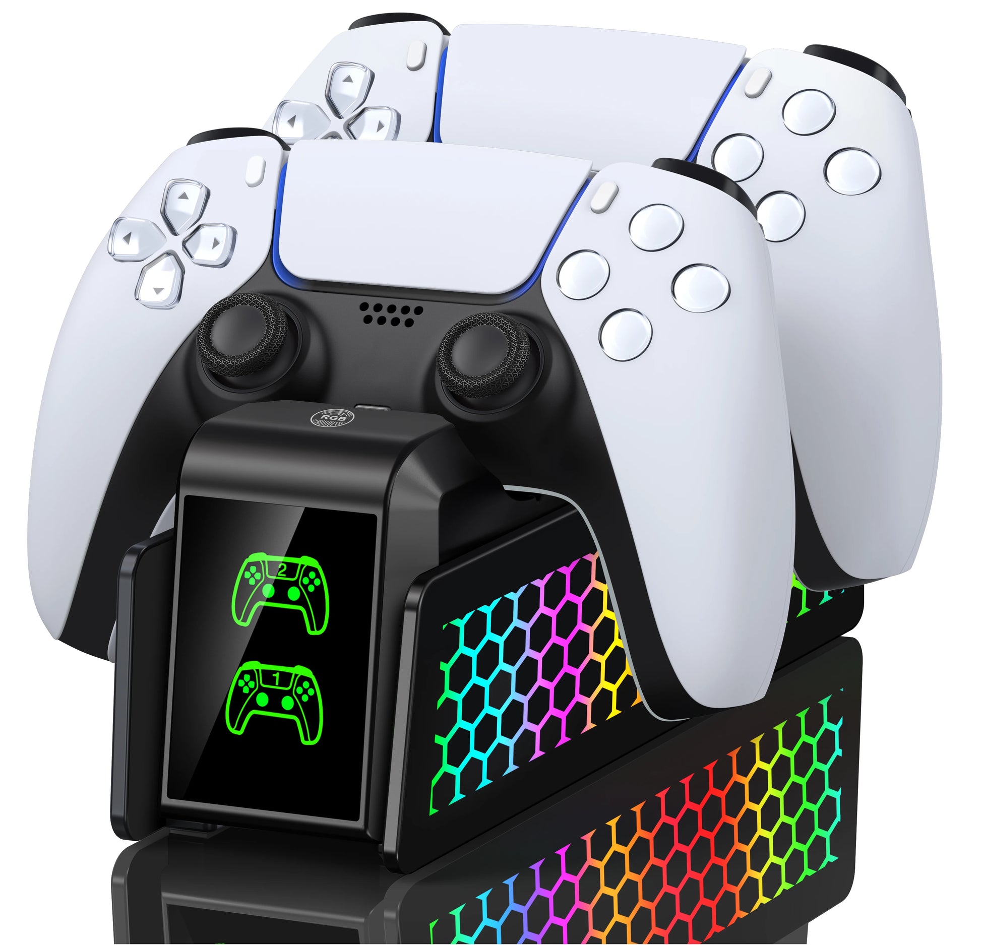 Controller Charging Station for Playstation 5 Dual Fast Charger LED Indicator Charging Stand Docking Station Ps5 Accessories